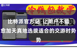 比特派官方站  让用户不错愈加天真地选拔适合的交游时势