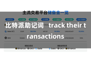 比特派助记词   track their transactions