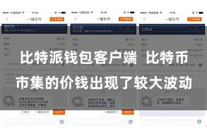 比特派钱包客户端  比特币市集的价钱出现了较大波动