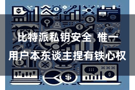 比特派私钥安全  惟一用户本东谈主捏有铁心权